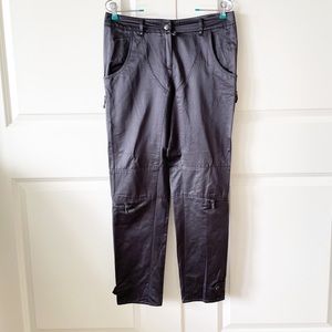 Magaschoni Collection Cotton Silk Blend Gray Pant